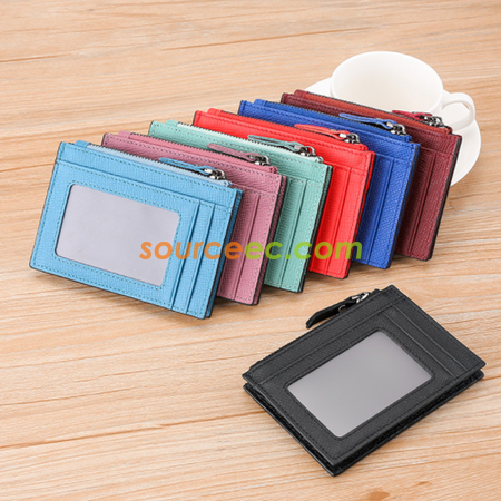 禮品訂造真皮防磁零錢包紀念品