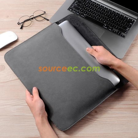 禮品訂造磨砂超薄仿皮手提電腦包紀念品
