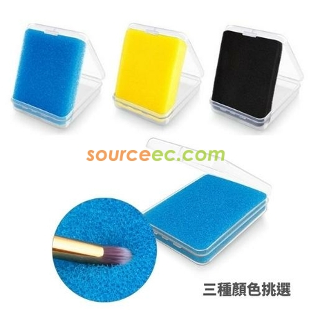 禮品訂造化妝刷清潔海綿盒裝眼影刷散粉刷清洗工具快速乾洗海綿洗刷器紀念品