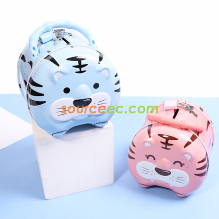 禮品訂造可愛虎錢罌紀念品