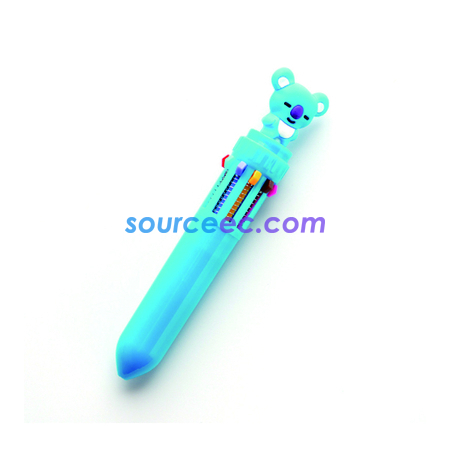 禮品訂造卡通十色筆紀念品