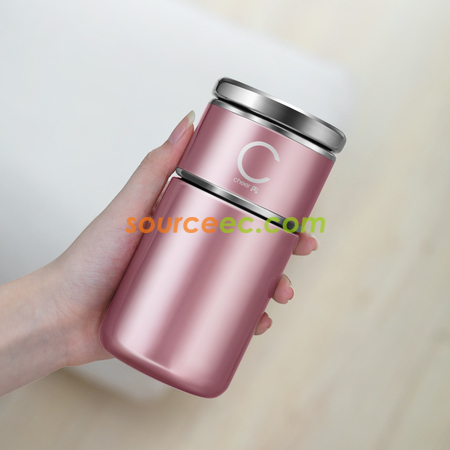 禮品訂造便攜式茶水分離保溫杯紀念品