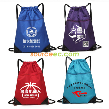 禮品訂造拉鏈索繩袋紀念品
