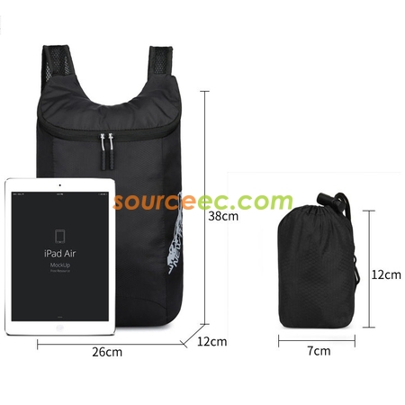 禮品訂造超輕折疊背包紀念品