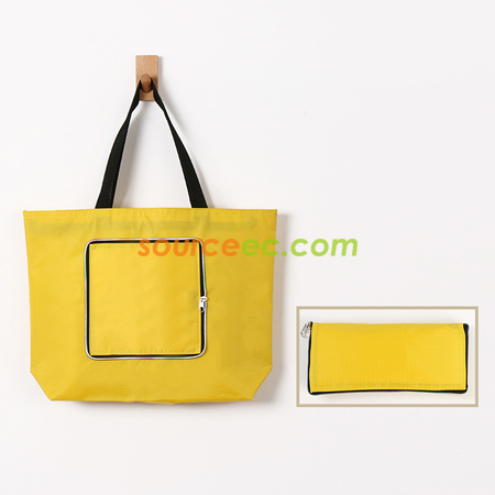 禮品訂造折疊拉鏈購物袋紀念品