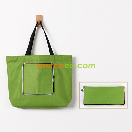禮品訂造折疊拉鏈購物袋紀念品