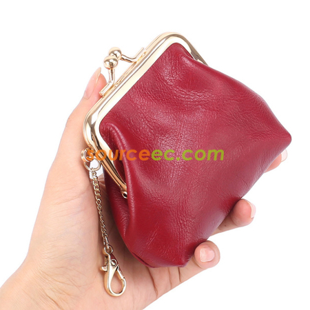 禮品訂造油蠟牛皮零錢包紀念品