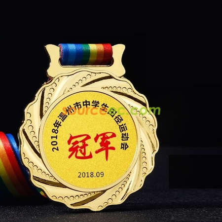 禮品訂造點漆彩色獎牌紀念品