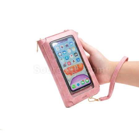 禮品訂造手機觸屏卡包錢包(斜挎包)紀念品