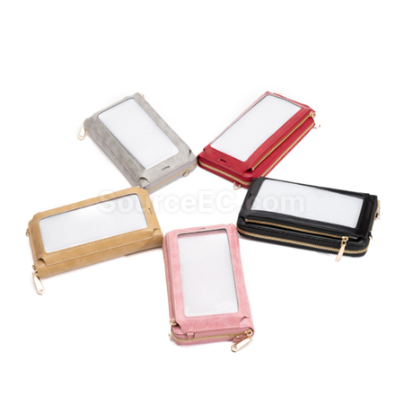 禮品訂造手機觸屏卡包錢包(斜挎包)紀念品