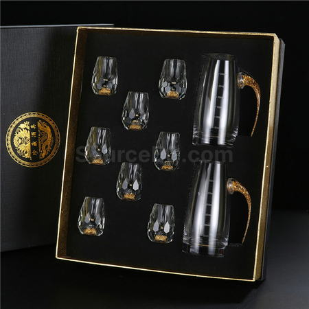 禮品訂造水晶玻璃小酒杯紀念品