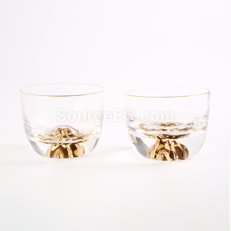 禮品訂造日式水晶玻璃茶杯紀念品