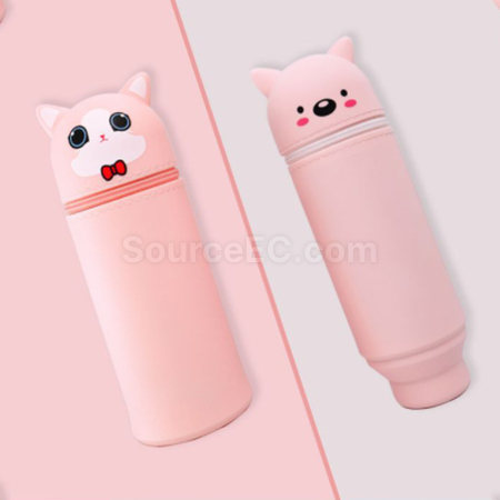 禮品訂造伸縮矽膠筆袋紀念品