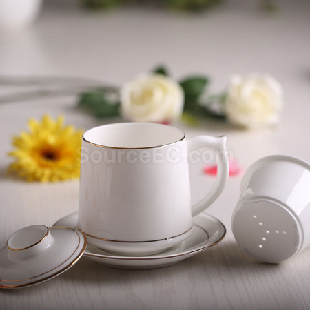 禮品訂造陶瓷泡茶杯紀念品