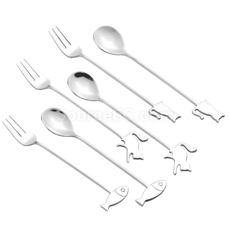 禮品訂造咖啡勺叉套裝紀念品