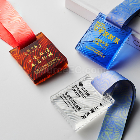 禮品訂造琉璃獎牌紀念品