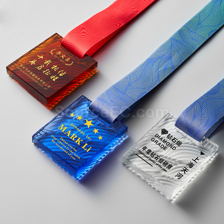 禮品訂造琉璃獎牌紀念品
