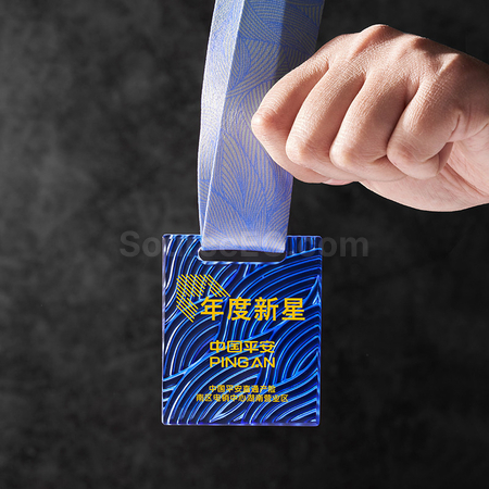 禮品訂造琉璃獎牌紀念品