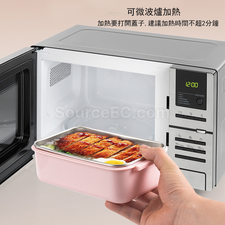 禮品訂造304不銹鋼加熱飯盒紀念品
