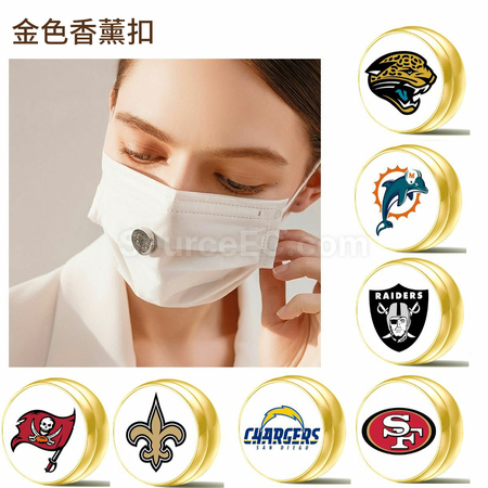 禮品訂造滴油萌膠15mm擴香扭轉口罩精油夾扣呼吸閥口罩配飾精油扣紀念品