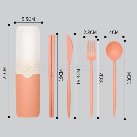 禮品訂造麥稈餐具套裝紀念品