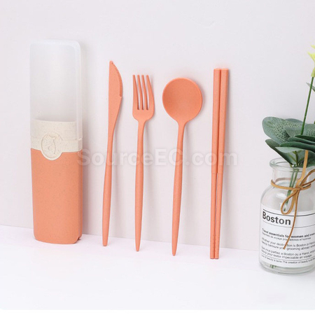 禮品訂造麥稈餐具套裝紀念品