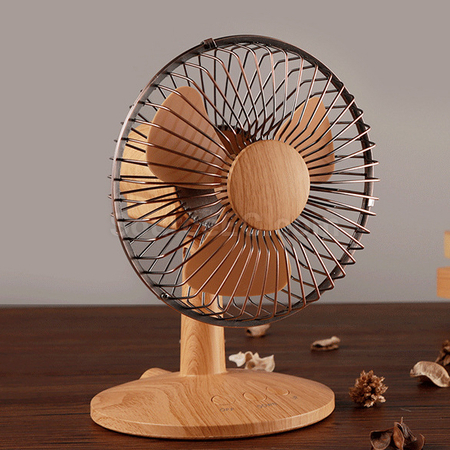 禮品訂造木紋迷你風扇紀念品