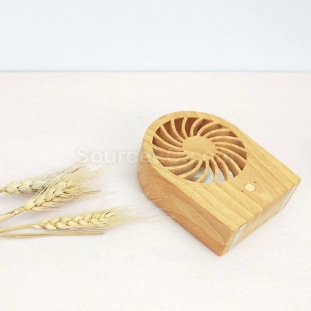 禮品訂造木紋迷你風扇紀念品