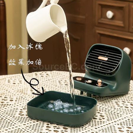 禮品訂造復古噴霧風扇紀念品