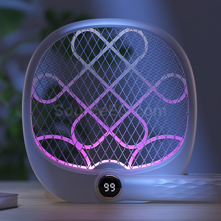 禮品訂造摺疊USB充電電蚊拍紀念品