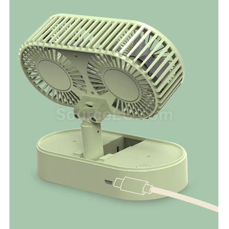 禮品訂造折疊雙頭風扇紀念品