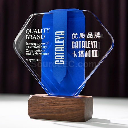 禮品訂造創意水晶獎座紀念品