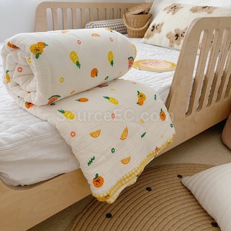 禮品訂造夏季全棉紗布空調被紀念品