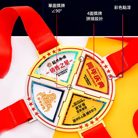 禮品訂造組合金屬獎牌紀念品