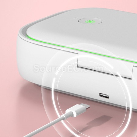 禮品訂造多功能無線充電紫外線消毒盒紀念品