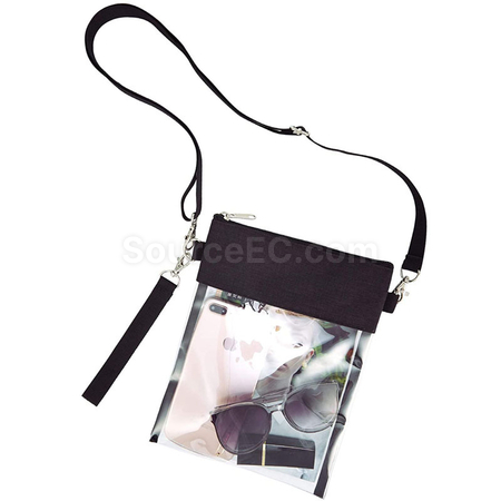 禮品訂造PVC透明斜挎袋紀念品
