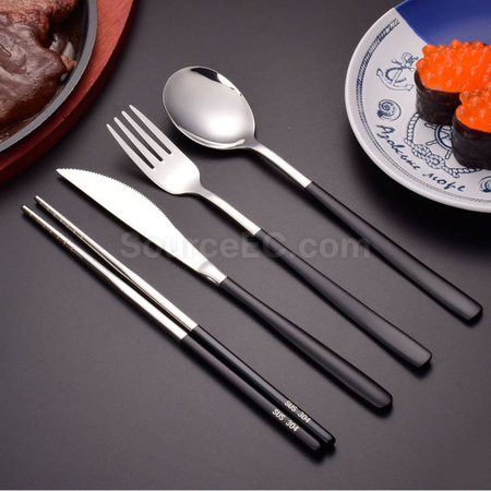 禮品訂造不銹鋼自備餐具套裝紀念品