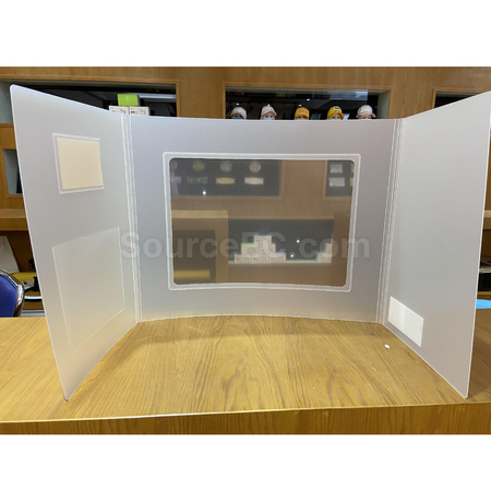 禮品訂造開窗摺疊防疫分隔板紀念品