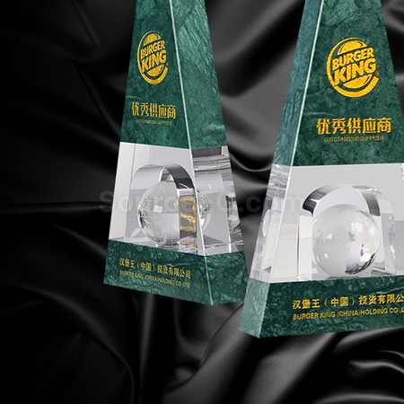 禮品訂造創意大理石水晶獎座紀念品