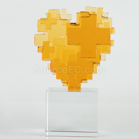 禮品訂造琉璃水晶獎座紀念品