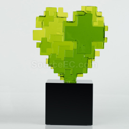 禮品訂造琉璃水晶獎座紀念品