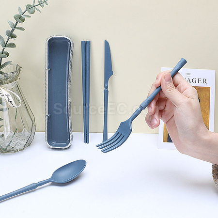 禮品訂造麥稈自備餐具套裝紀念品