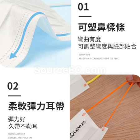 禮品訂造訂製印刷彩色耳繩口罩紀念品