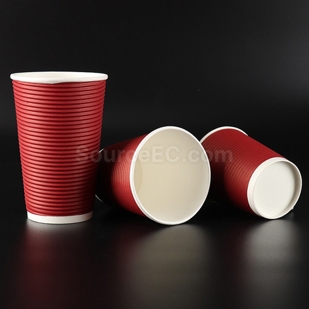 禮品訂造螺紋加厚紙杯紀念品