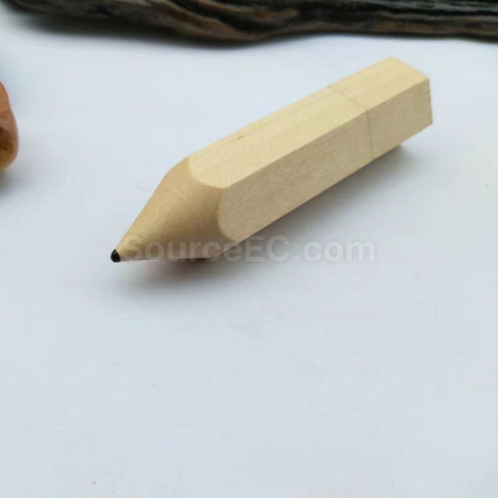 禮品訂造木質鉛筆U盤紀念品
