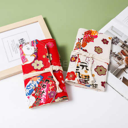 禮品訂造復古布藝活頁手帳本紀念品