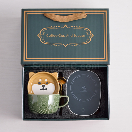 禮品訂造萌寵日式點心陶瓷杯紀念品