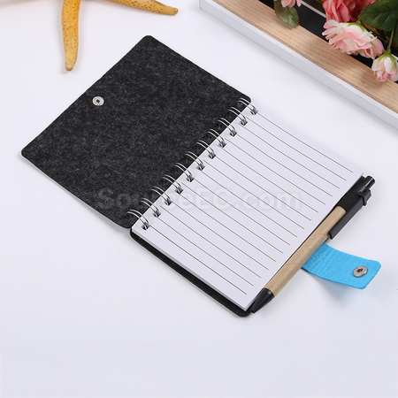 禮品訂造毛氈筆記本紀念品