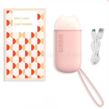 禮品訂造帶燈移動電源暖手寶紀念品