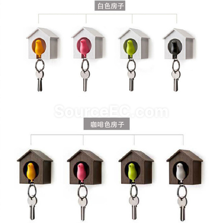 禮品訂造創意小鳥口哨匙扣紀念品